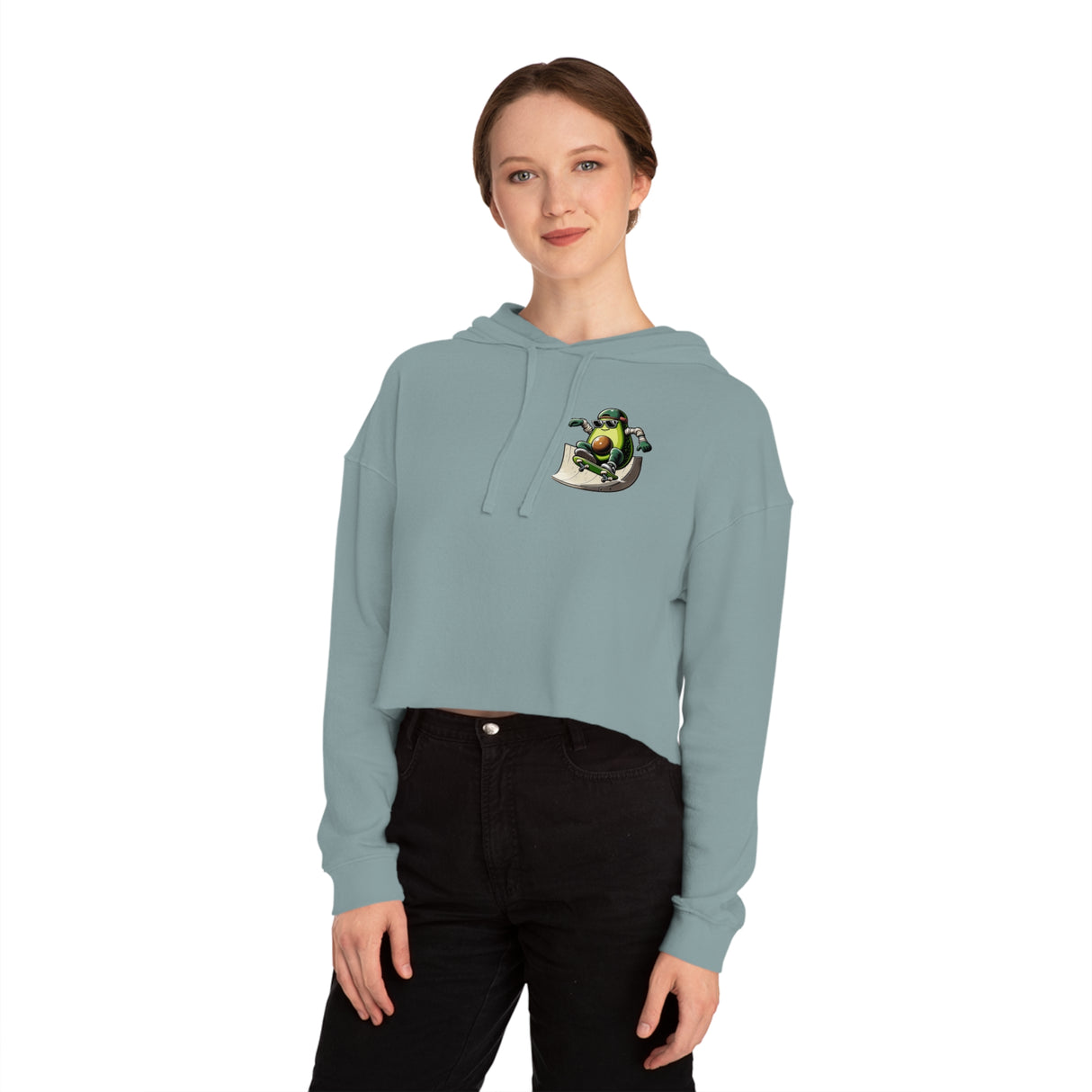 Tony Guac - Women’s Cropped Hoodie - The Drip Monster