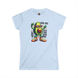 Guac Out - Women's Cotton T-Shirt - The Drip Monster