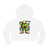 Guac Out - Women’s Cropped Hoodie - The Drip Monster