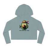 First Guac - Women’s Cropped Hoodie - The Drip Monster