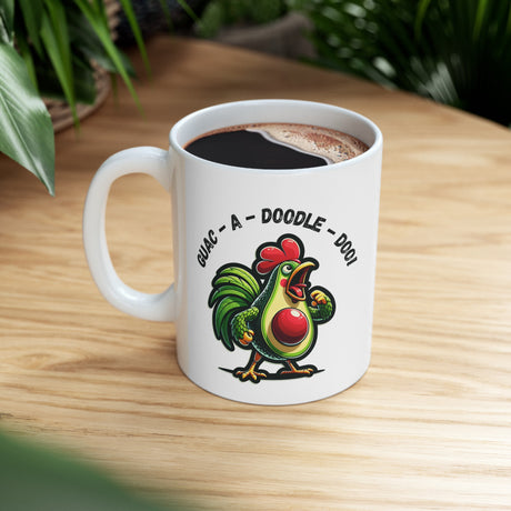 Guac-a-Doodle-Doo - Coffee Mug - The Drip Monster