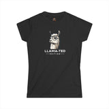 Llama-ted Edition - Women's Cotton T-Shirt - The Drip Monster