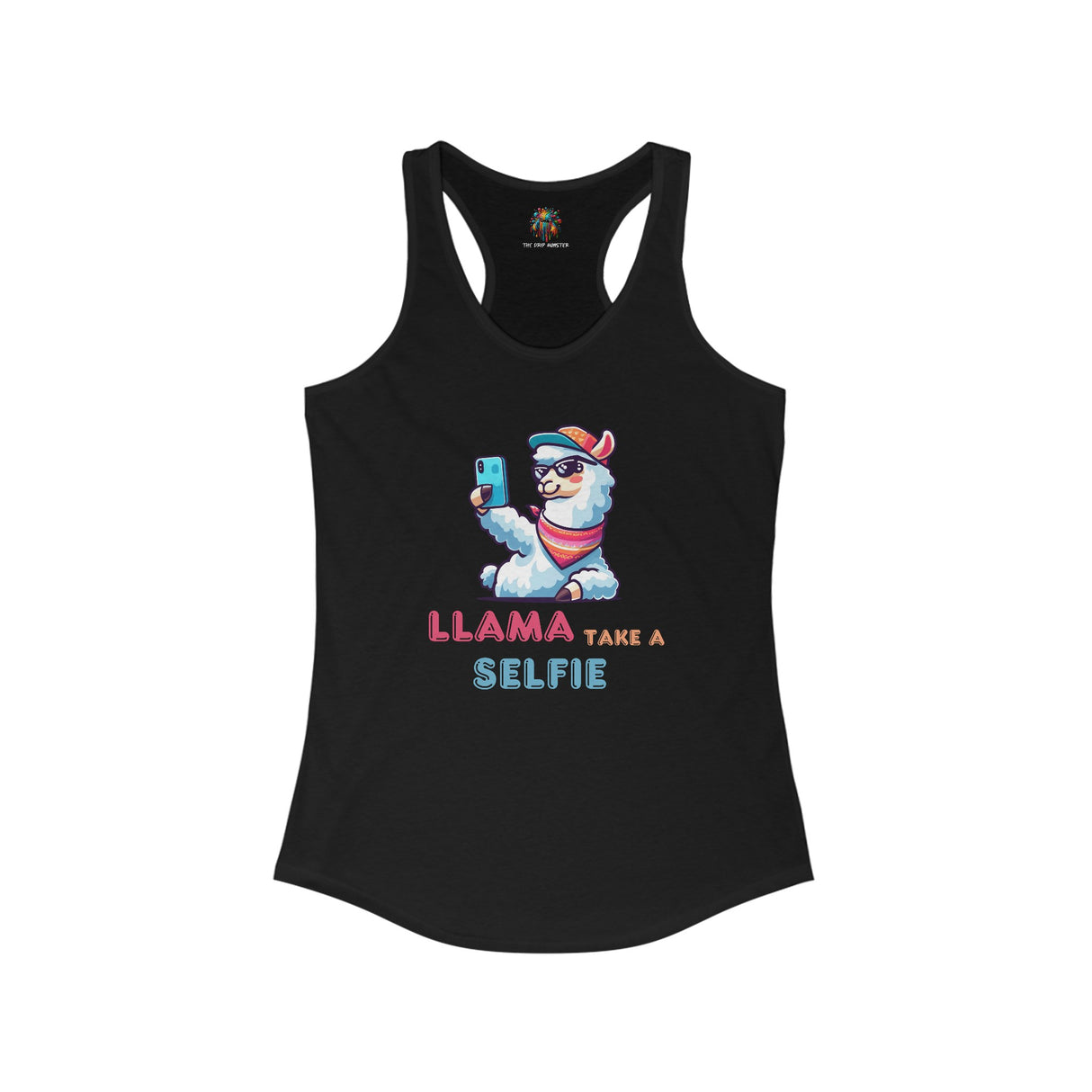 Llama Take a Selfie - Women's Tank-Top - The Drip Monster