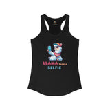 Llama Take a Selfie - Women's Tank-Top - The Drip Monster