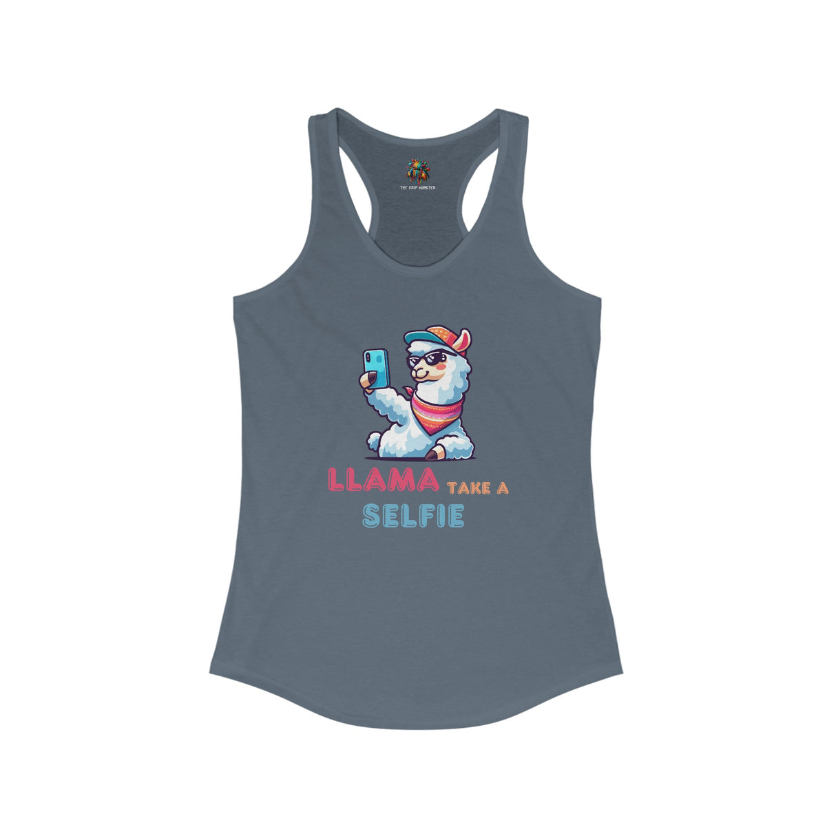 Llama Take a Selfie - Women's Tank-Top - The Drip Monster