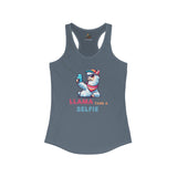 Llama Take a Selfie - Women's Tank-Top - The Drip Monster