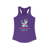 Llama Take a Selfie - Women's Tank-Top - The Drip Monster