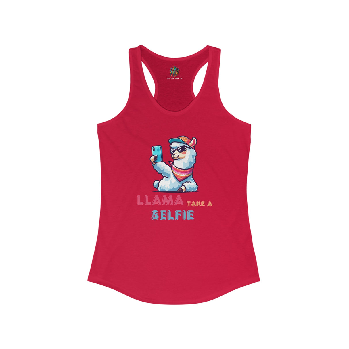 Llama Take a Selfie - Women's Tank-Top - The Drip Monster