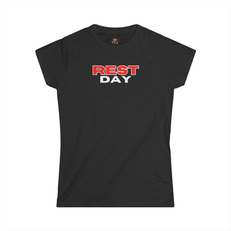 Rest Day - Women's Cotton T-Shirt - The Drip Monster