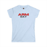 Arm Day - Women's Cotton T-Shirt - The Drip Monster