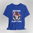 America, Cluck Yeah! - Unisex Cotton T-Shirt - The Drip Monster