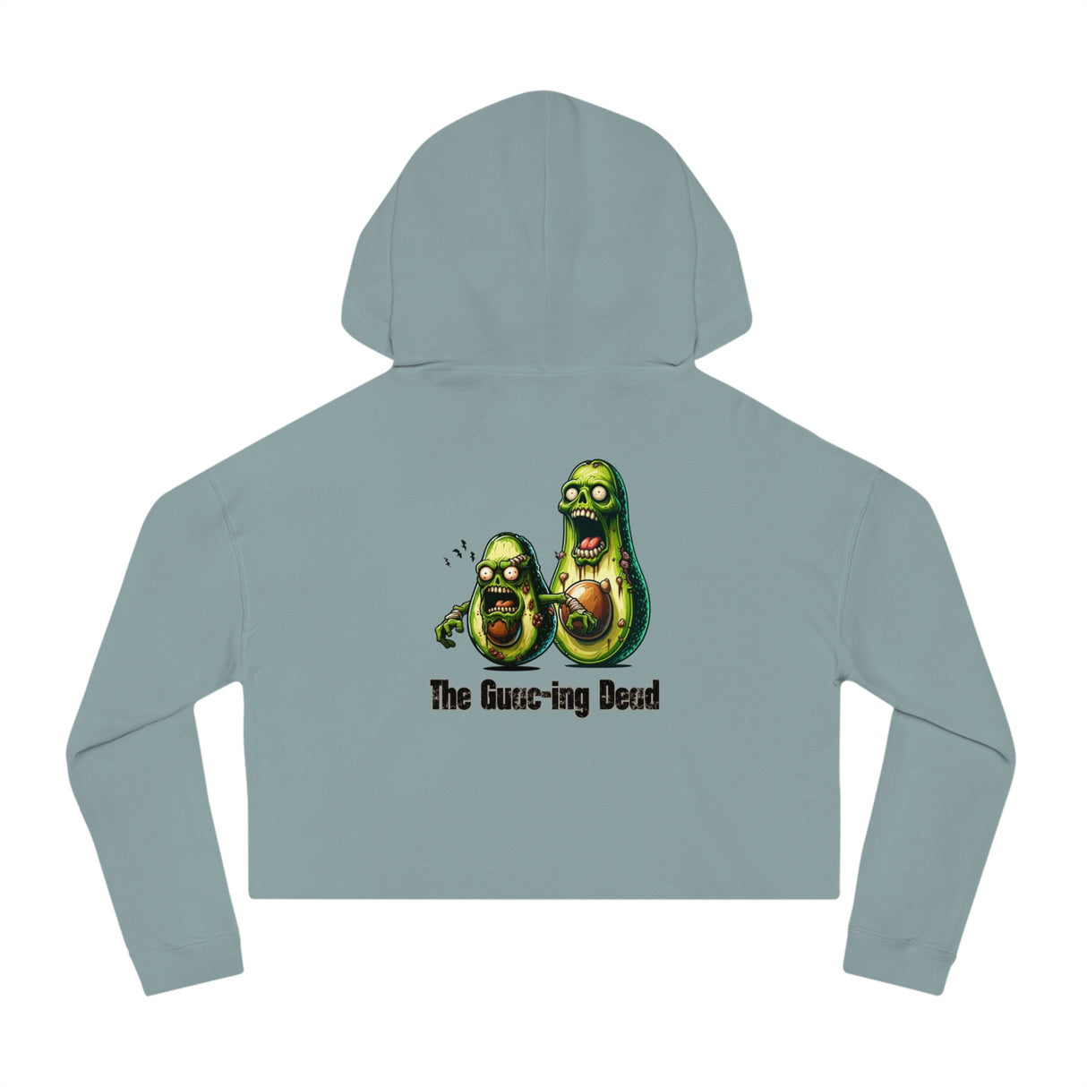 The Guac-ing Dead - Women’s Cropped Hoodie - The Drip Monster