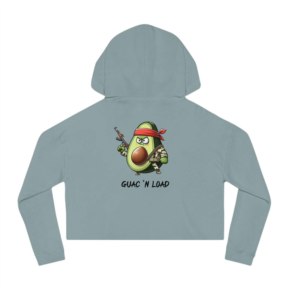 Guac 'N Load - Women’s Cropped Hoodie - The Drip Monster