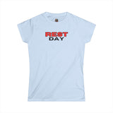 Rest Day - Women's Cotton T-Shirt - The Drip Monster