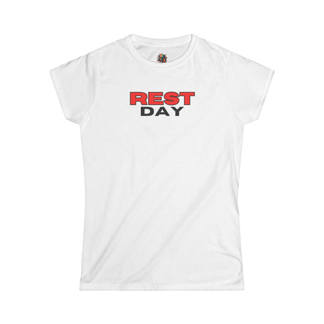 Rest Day - Women's Cotton T-Shirt - The Drip Monster