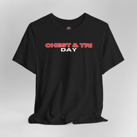 Chest & Tri Day - Unisex Cotton T-Shirt - The Drip Monster