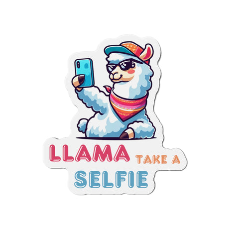 Llama Take a Selfie - Magnet - The Drip Monster