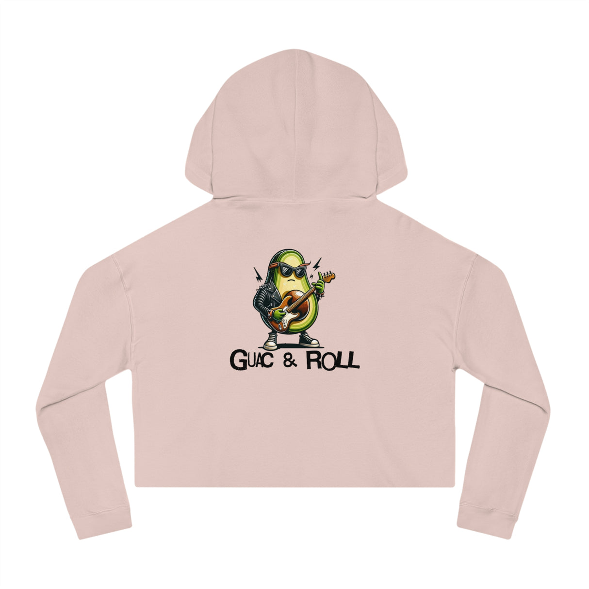 Guac & Roll - Women’s Cropped Hoodie - The Drip Monster