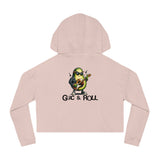 Guac & Roll - Women’s Cropped Hoodie - The Drip Monster