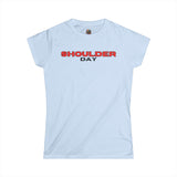 Shoulder Day - Women's Cotton T-Shirt - The Drip Monster