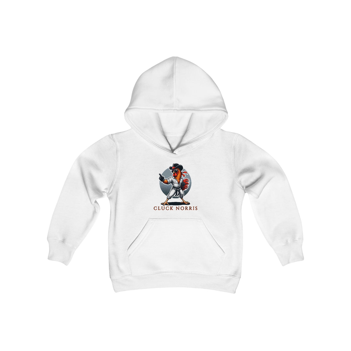 Cluck Norris - Youth Hoodie - The Drip Monster