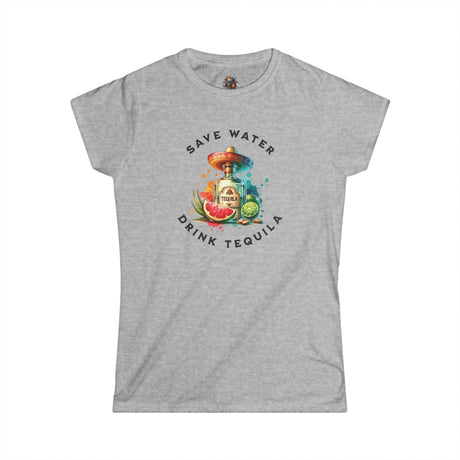 Save Water, Drink Tequila - Women's Cotton T-Shirt - The Drip Monster