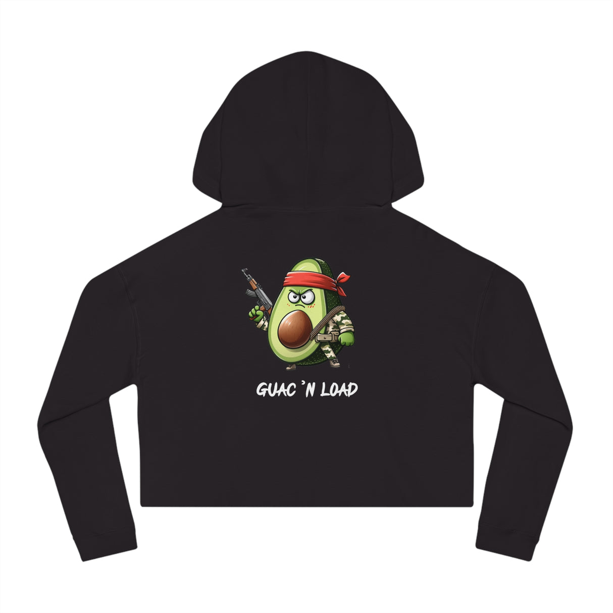 Guac 'N Load - Women’s Cropped Hoodie - The Drip Monster