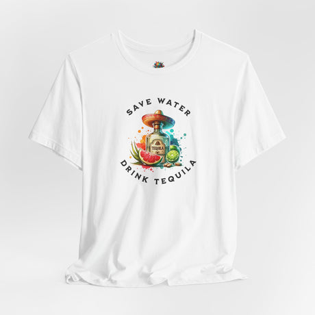 Save Water, Drink Tequila - Unisex Cotton T-Shirt - The Drip Monster