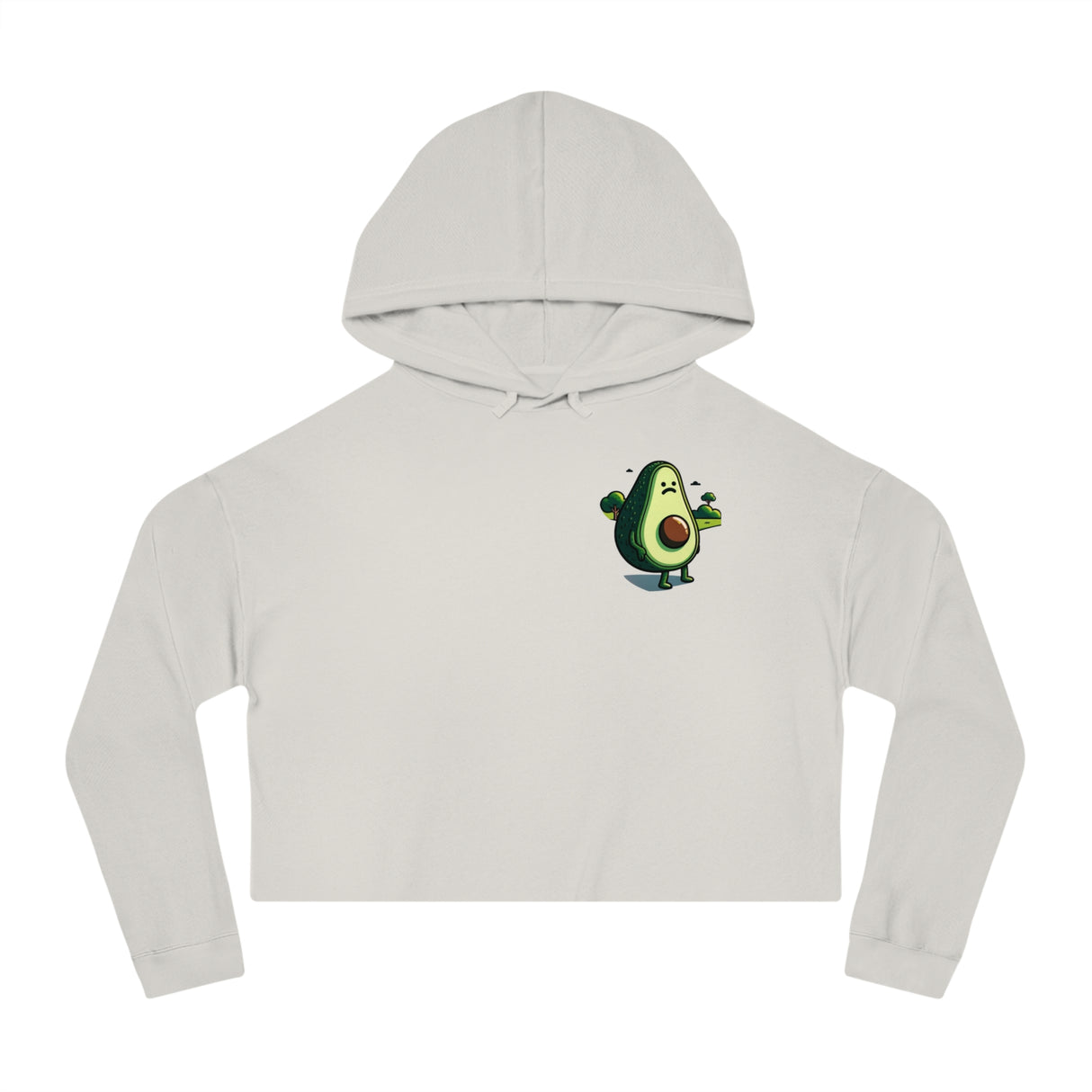 Guac in the Park - Women’s Cropped Hoodie - The Drip Monster