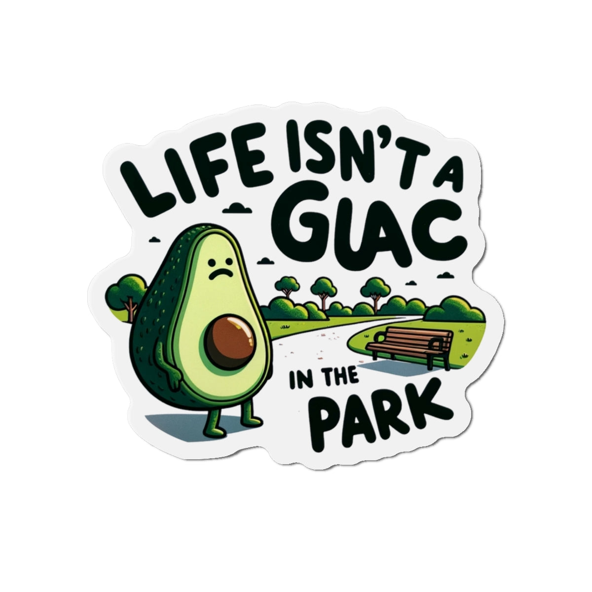 Guac in the Park - Magnet - The Drip Monster