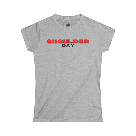 Shoulder Day - Women's Cotton T-Shirt - The Drip Monster