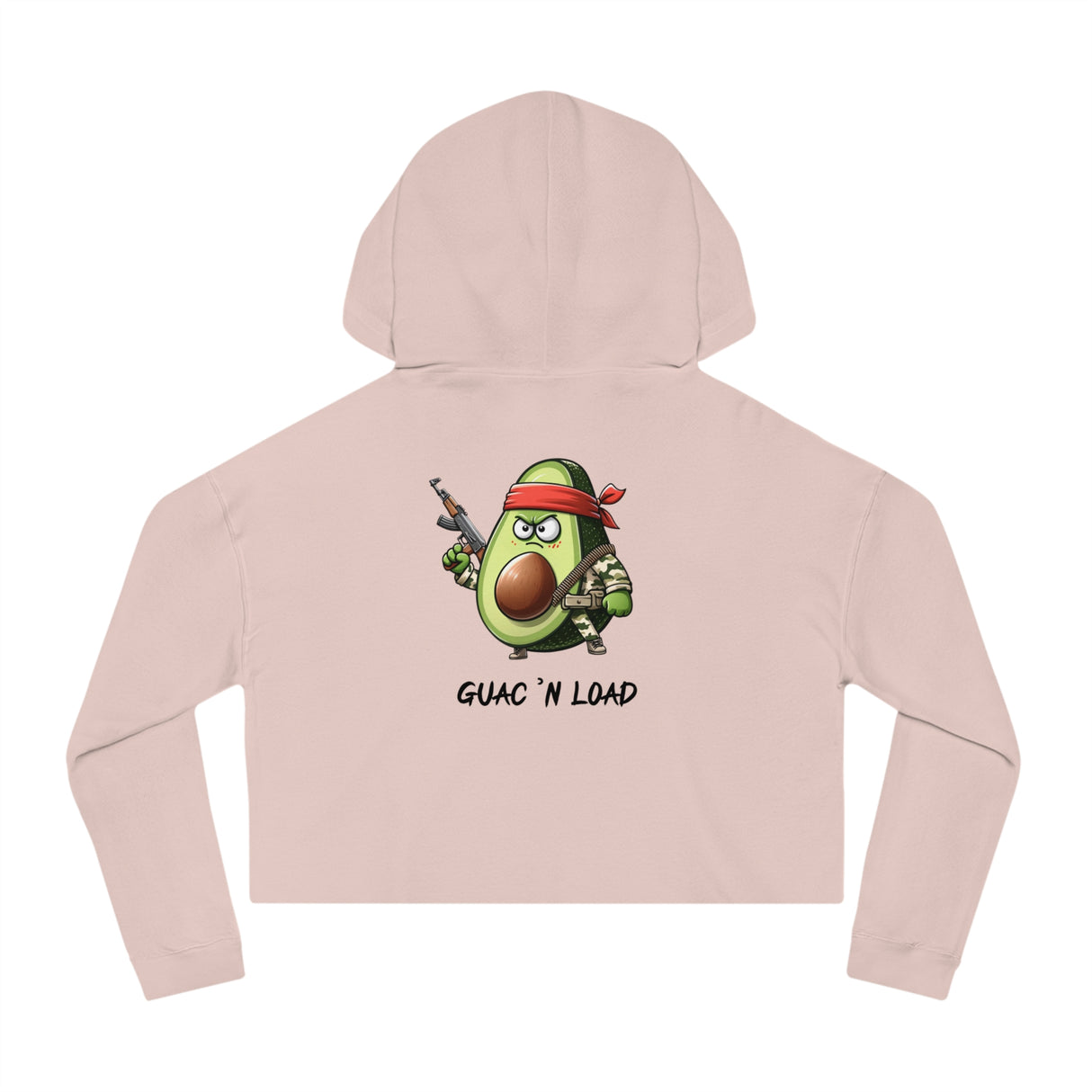 Guac 'N Load - Women’s Cropped Hoodie - The Drip Monster