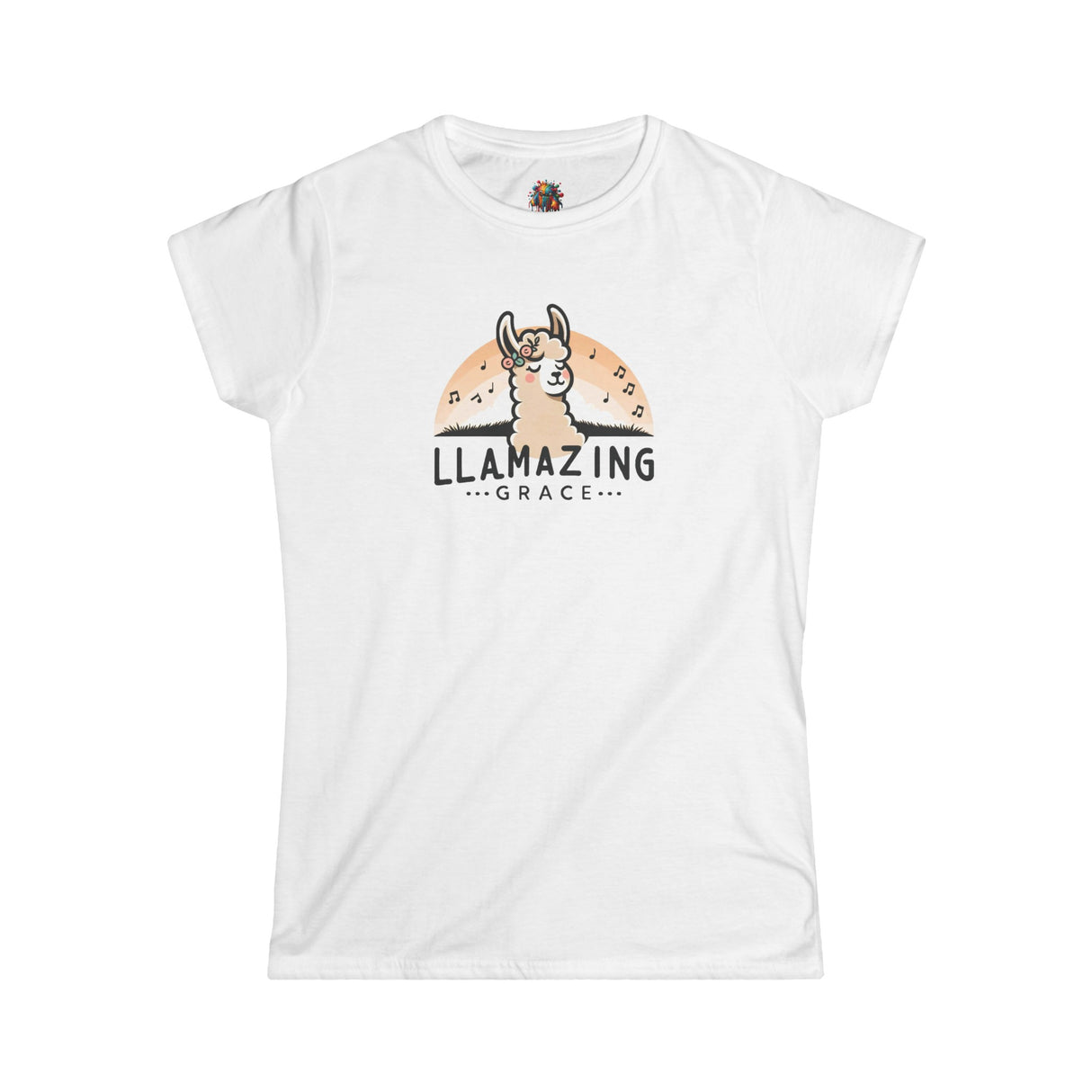 Llamazing Grace - Women's Cotton T-Shirt - The Drip Monster