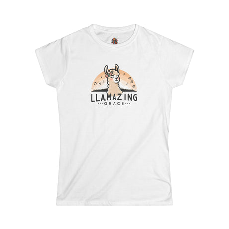 Llamazing Grace - Women's Cotton T-Shirt - The Drip Monster