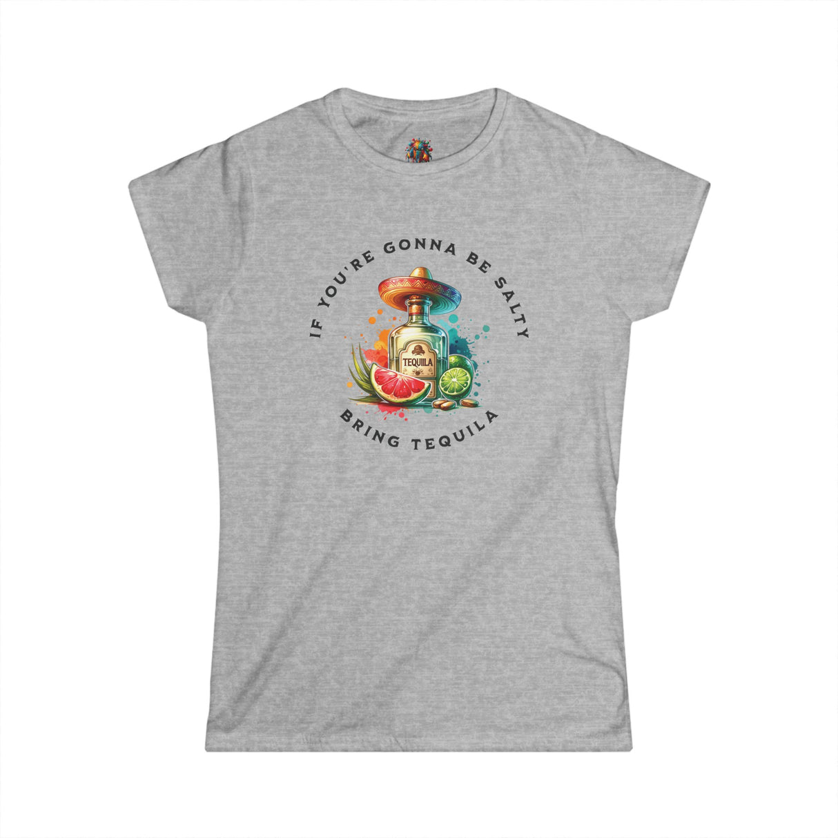 Bring Tequila - Women's Cotton T-Shirt - The Drip Monster