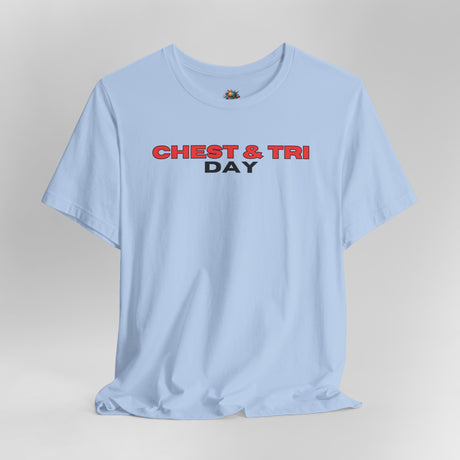 Chest & Tri Day - Unisex Cotton T-Shirt - The Drip Monster