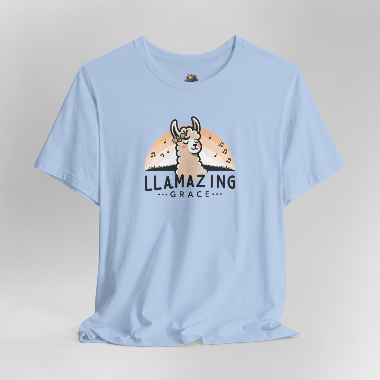 Llamazing Grace - Unisex Cotton T-Shirt - The Drip Monster