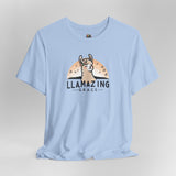 Llamazing Grace - Unisex Cotton T-Shirt - The Drip Monster