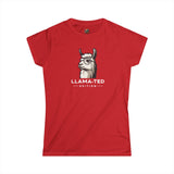 Llama-ted Edition - Women's Cotton T-Shirt - The Drip Monster