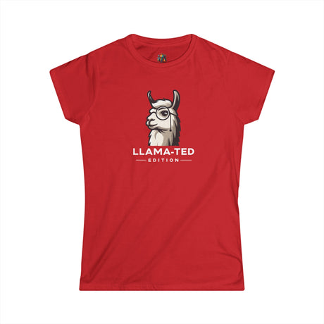 Llama-ted Edition - Women's Cotton T-Shirt - The Drip Monster