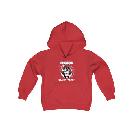 America, Cluck Yeah! - Youth Hoodie - The Drip Monster