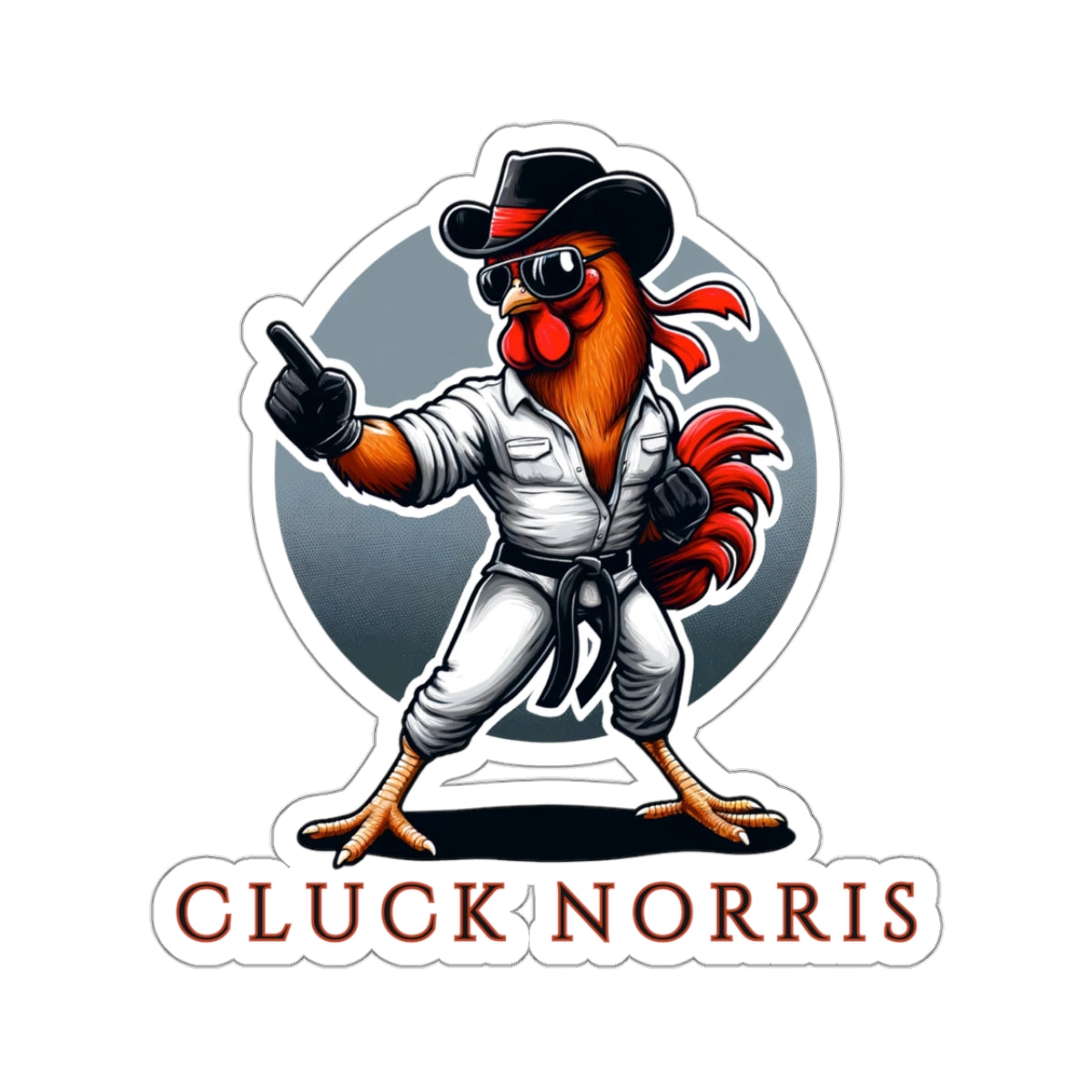 Cluck Norris - Sticker - The Drip Monster