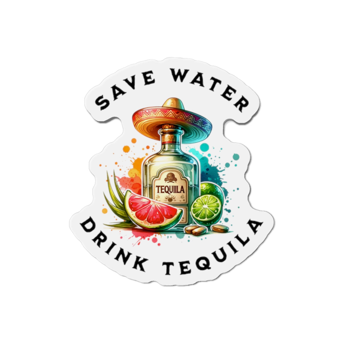 Save Water, Drink Tequila - Magnet - The Drip Monster