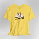 Llamazing Grace - Unisex Cotton T-Shirt - The Drip Monster