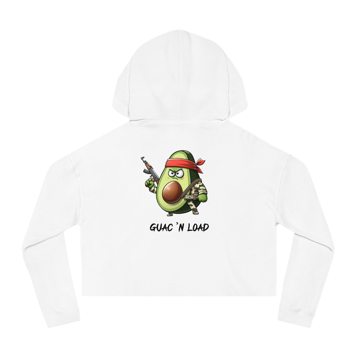 Guac 'N Load - Women’s Cropped Hoodie - The Drip Monster