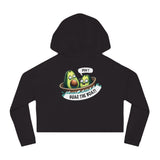 Guac the Boat - Women’s Cropped Hoodie - The Drip Monster