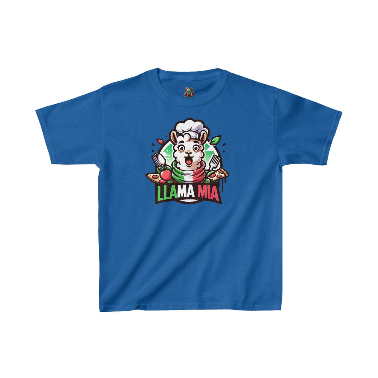 Llama Mia - Youth Cotton T-Shirt - The Drip Monster