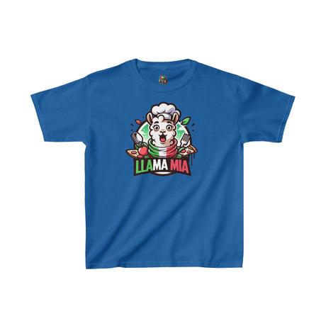 Llama Mia - Youth Cotton T-Shirt - The Drip Monster