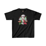 Llama Mia - Youth Cotton T-Shirt - The Drip Monster