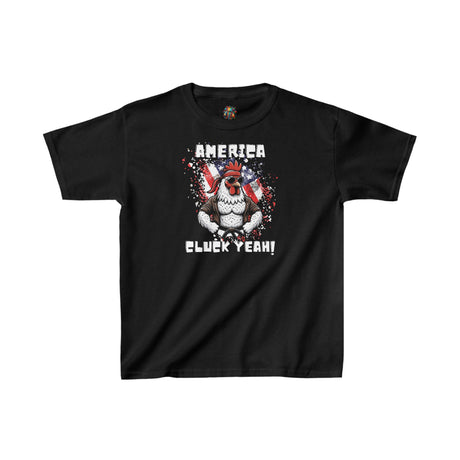 America, Cluck Yeah! - Youth Cotton T-Shirt - The Drip Monster